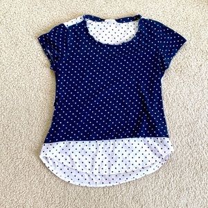 Maison Jules Polka Dots Top